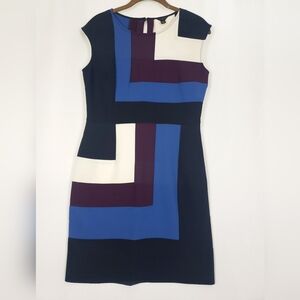 Color Block Sleeveless Dress